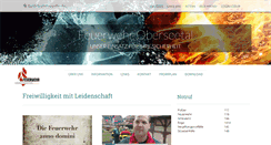 Desktop Screenshot of feuerwehr-oberseetal.ch